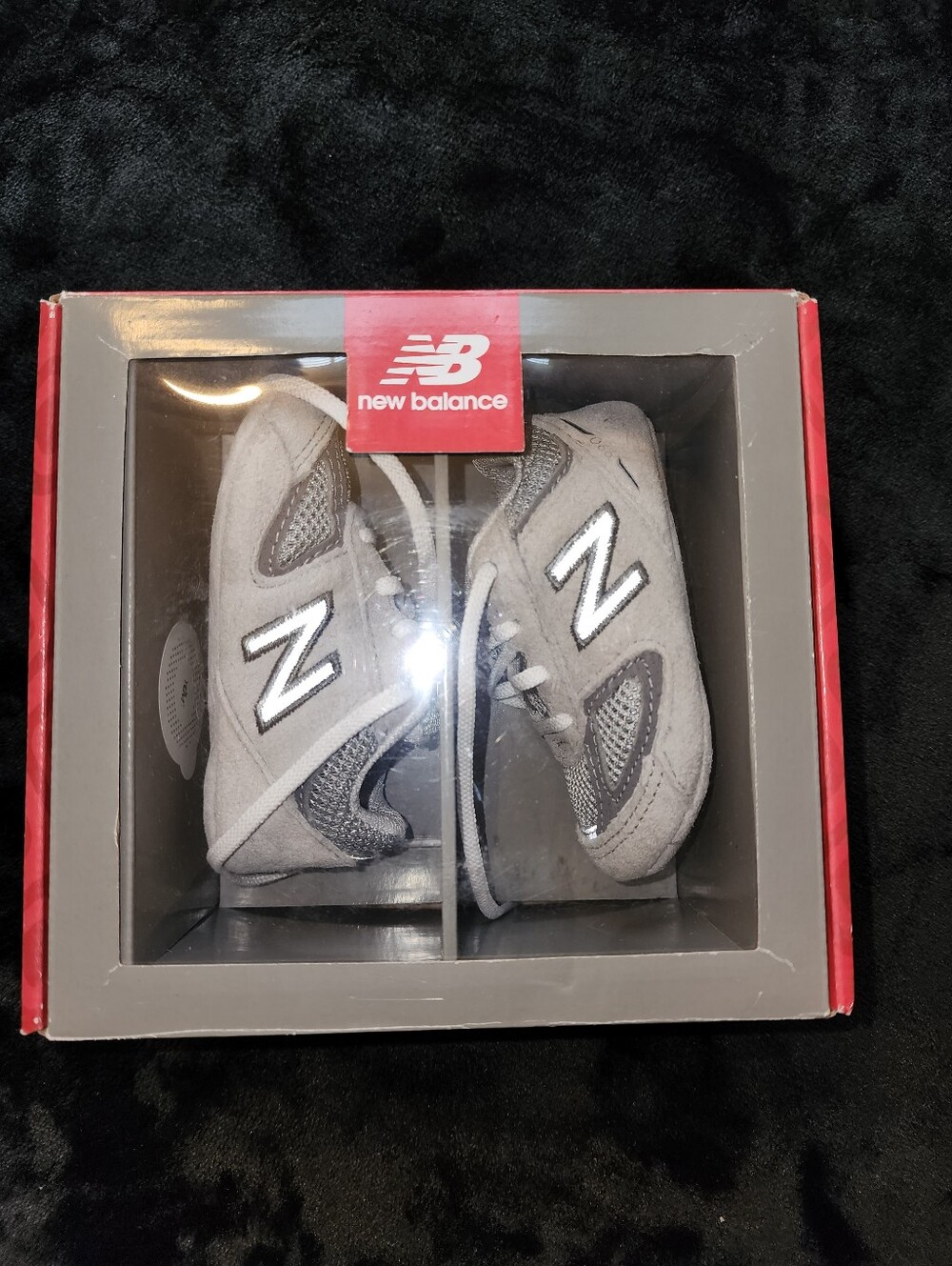 New Balance Kids Gray & Silver Toddler Sneakers